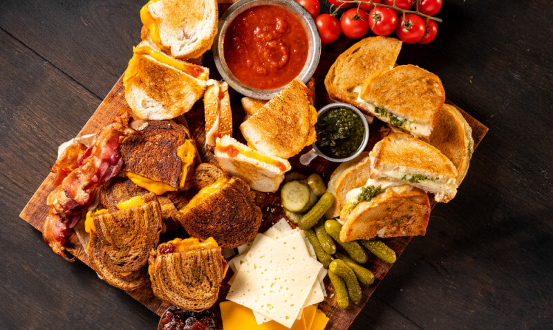 Grilled Cheese Making